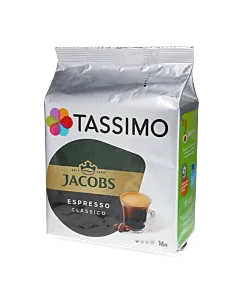 Jacobs Espresso Classico package and capsule for Tassimo
