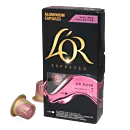 L'OR Or RosÃ© package and capsule for NespressoÂ®